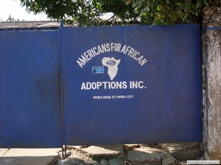 Orphanage front gate